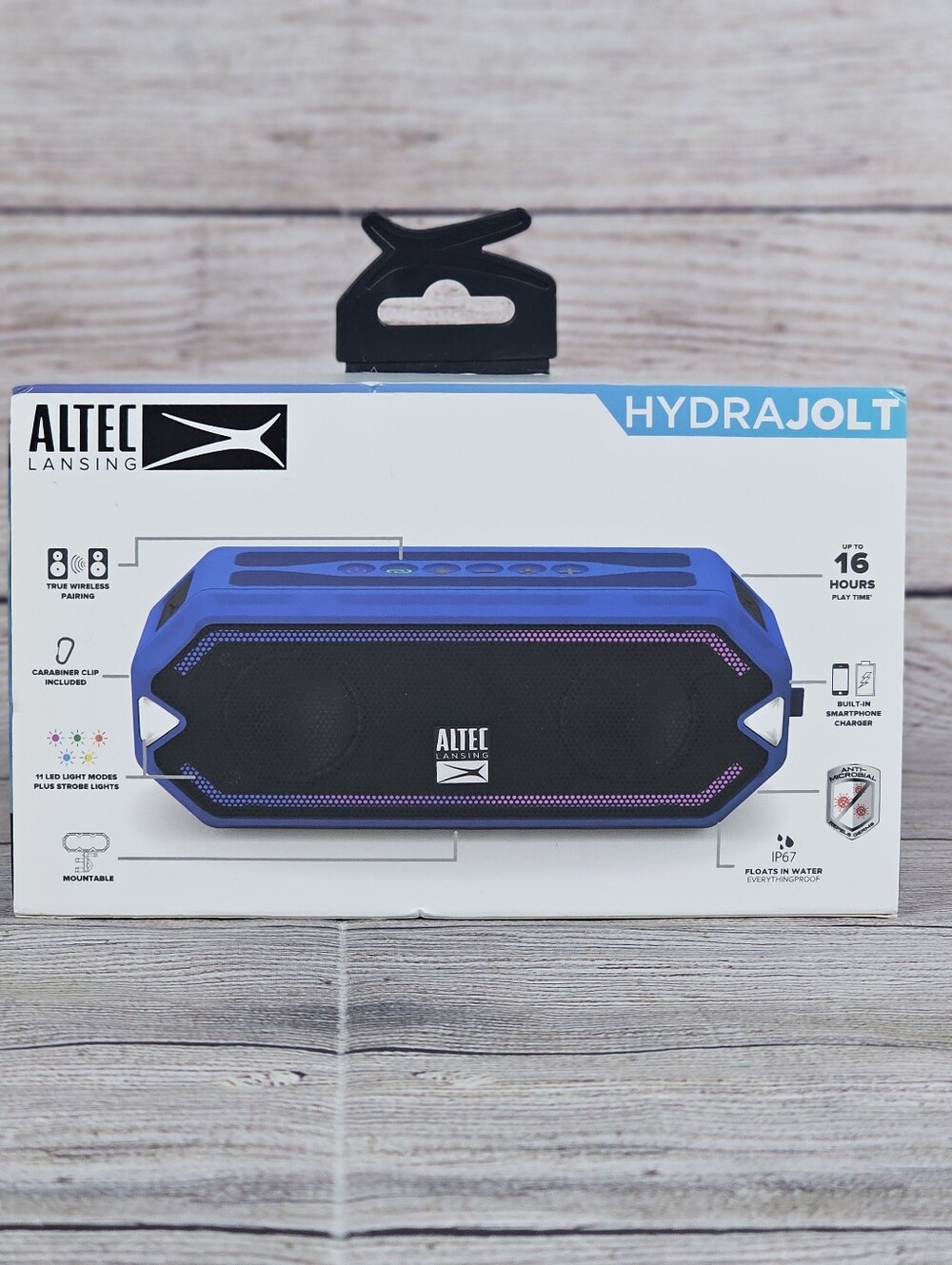 Altec Lansing Hydra Jolt Wireless Bluetooth Speaker, Waterproof Portable Speaker